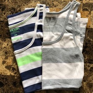 Old navy tanks